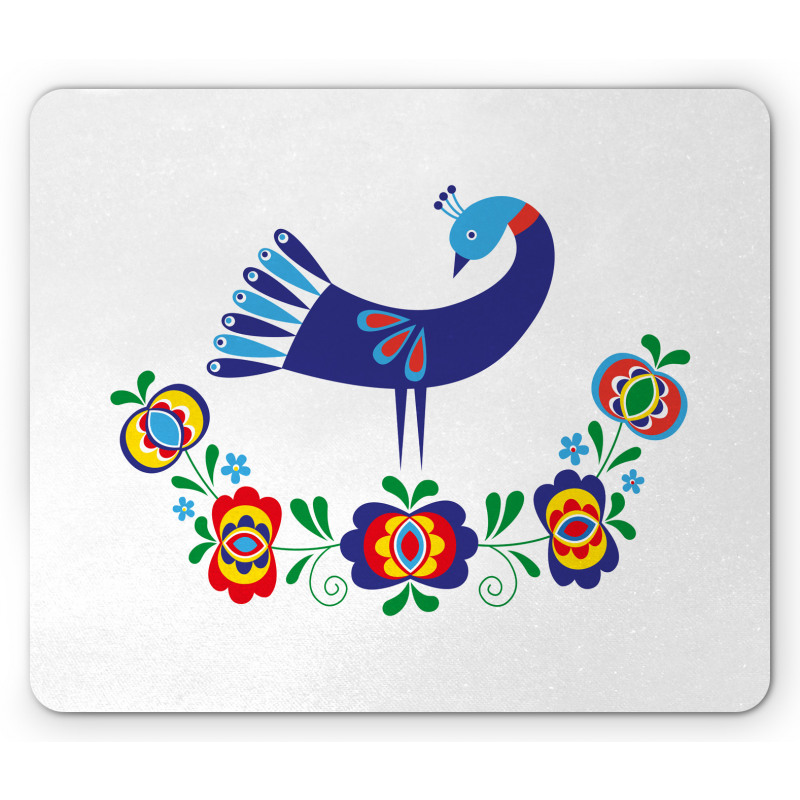 Ukrainian Culture Floral Mouse Pad