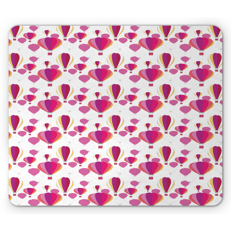 Colorful Abstract Aircraft Mouse Pad