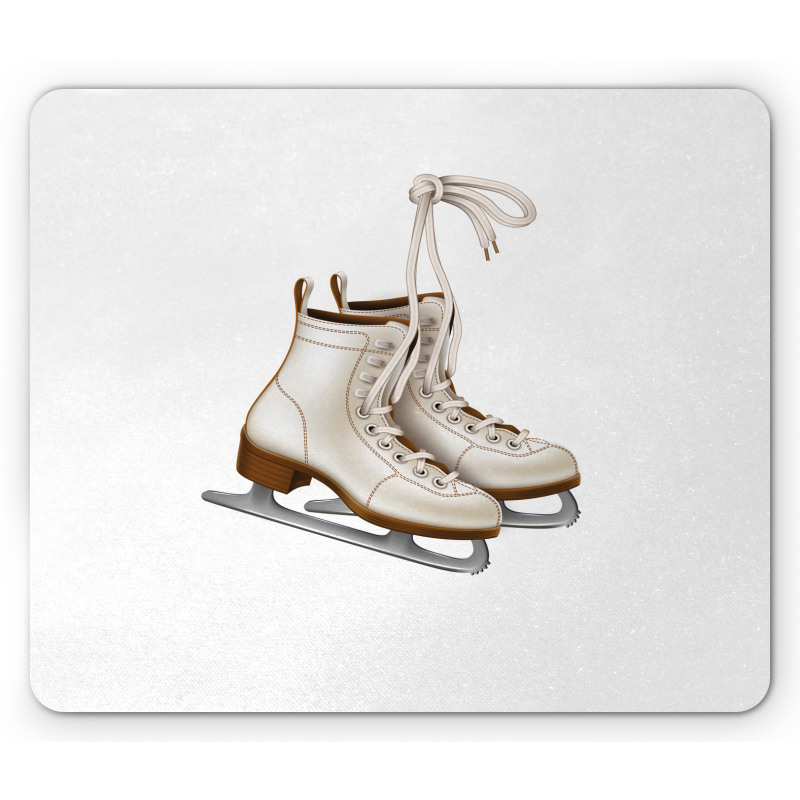 Ice Rink Footwear Mouse Pad