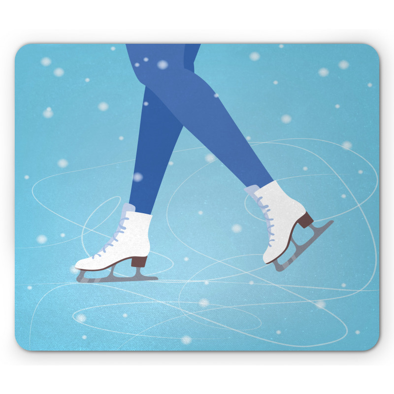 Legs on the Ice Rink Mouse Pad