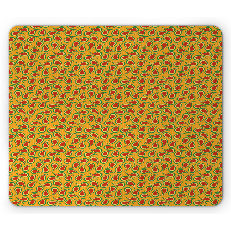 Abstract Oriental Art Motif Mouse Pad