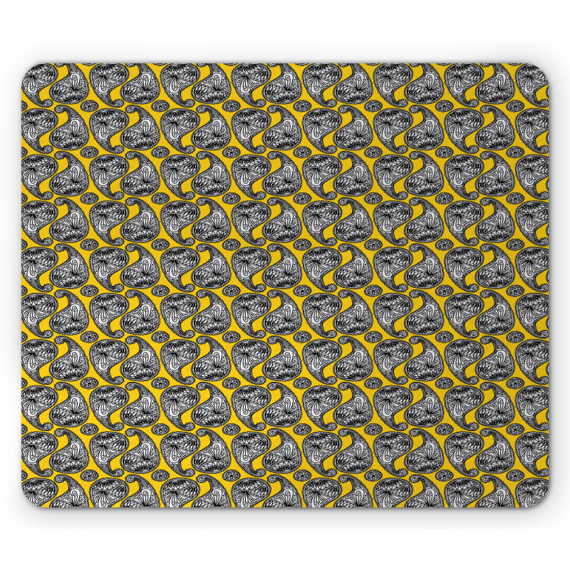 Modernized Oriental Motif Mouse Pad