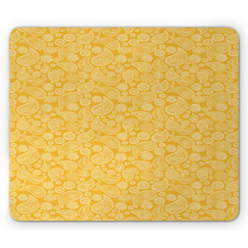 Modernized Oriental Motifs Mouse Pad