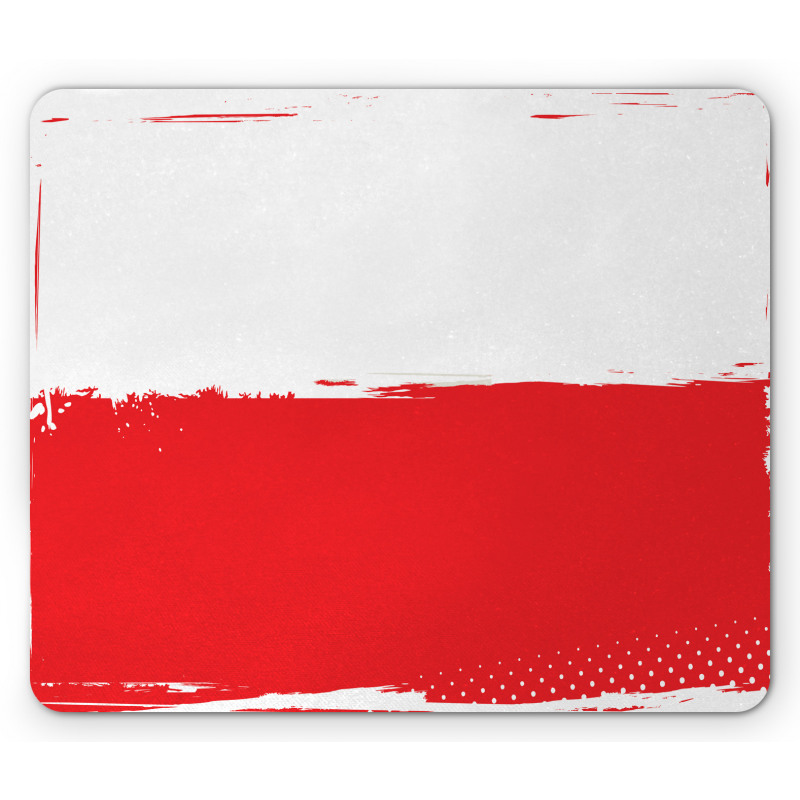 Grunge Flag Illustration Mouse Pad