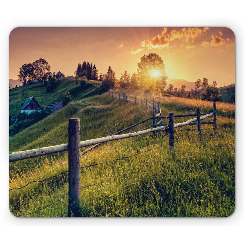 Morning Sunbeams Sky Mouse Pad