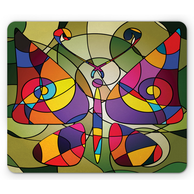 Abstract Butterfly Art Mouse Pad