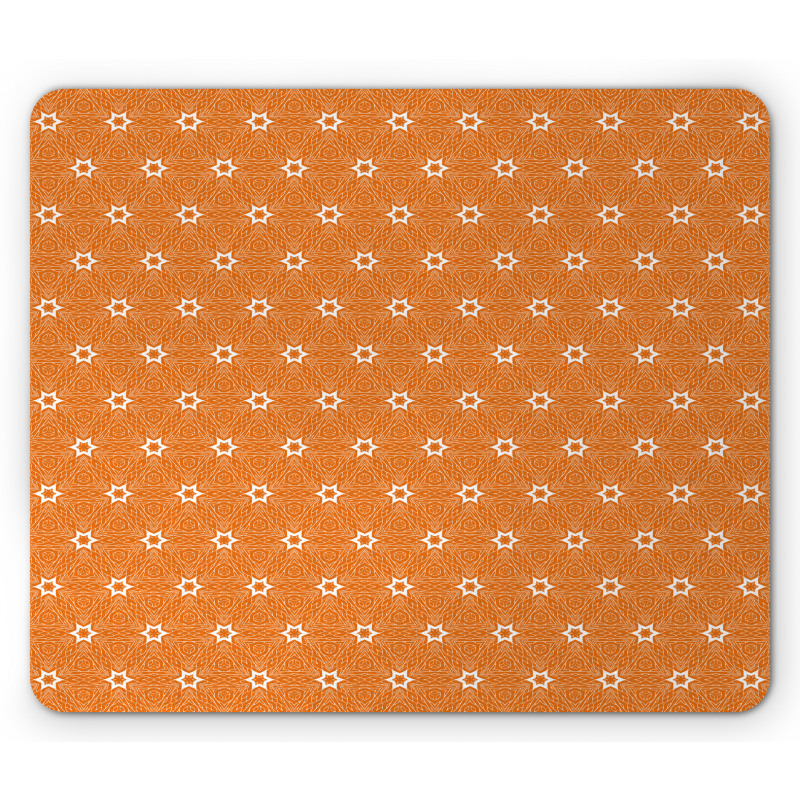 Oriental Ornamental Stars Mouse Pad