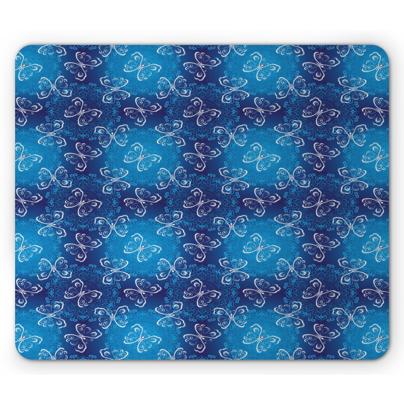 Abstract Floral Blossoms Mouse Pad