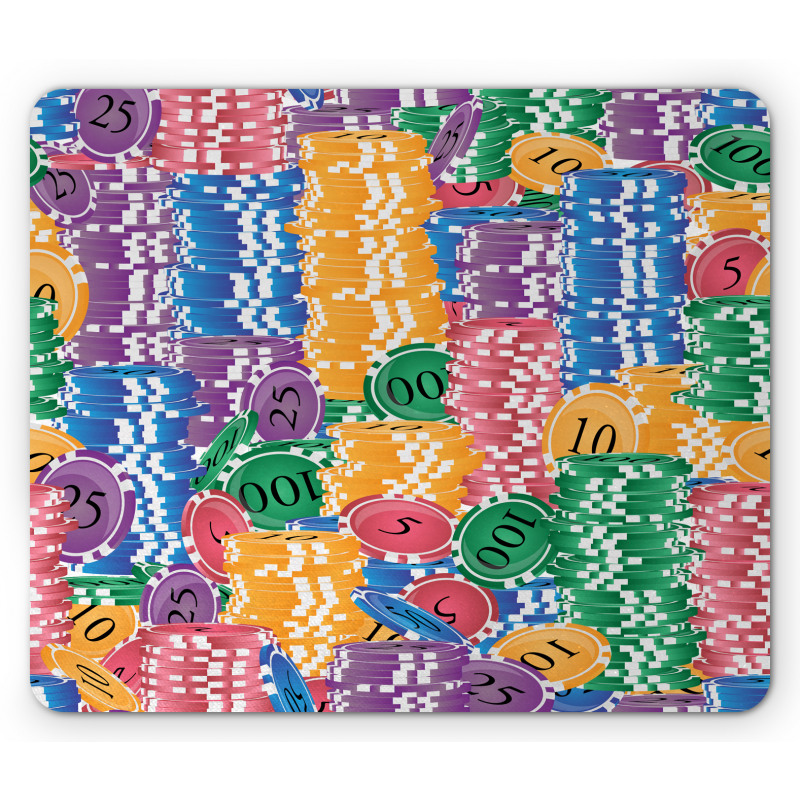 Casino Chips Luck Mouse Pad