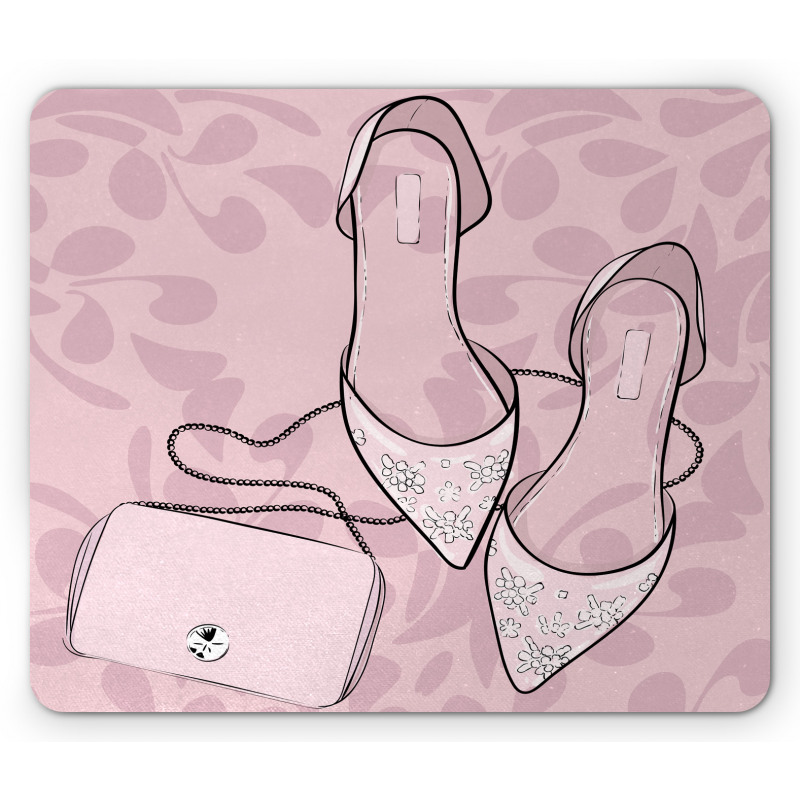 Feminine Clutch Stiletto Mouse Pad