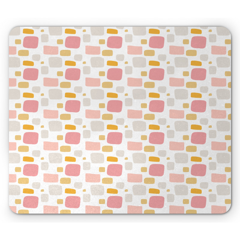 Sketchy Shapes Pastel Tone Mouse Pad