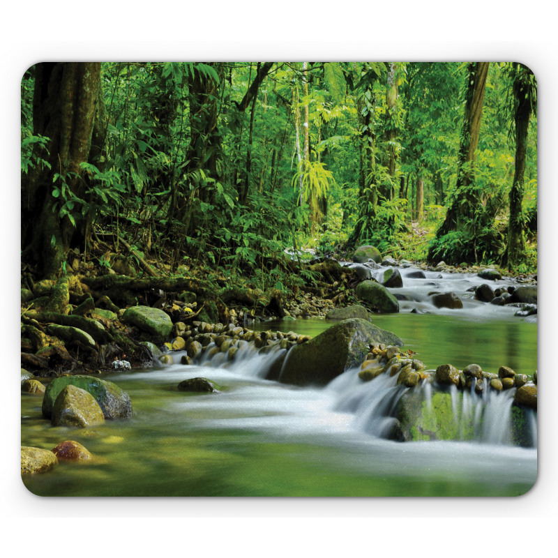 Tropic Mountain Stream Mouse Pad