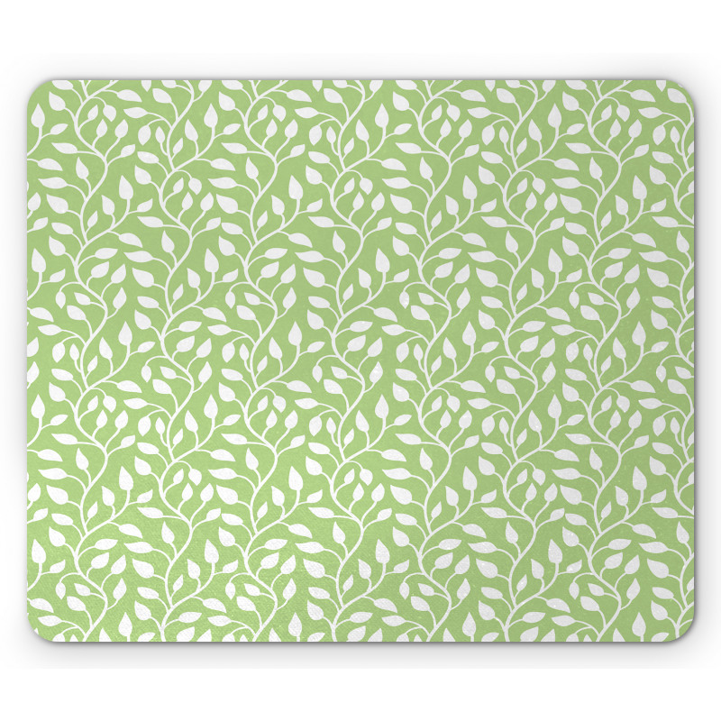 Modern Leaf Pattern Mouse Pad