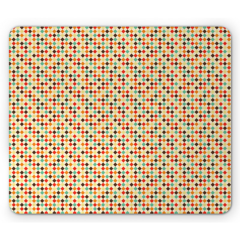 Colorful Argyle Mouse Pad