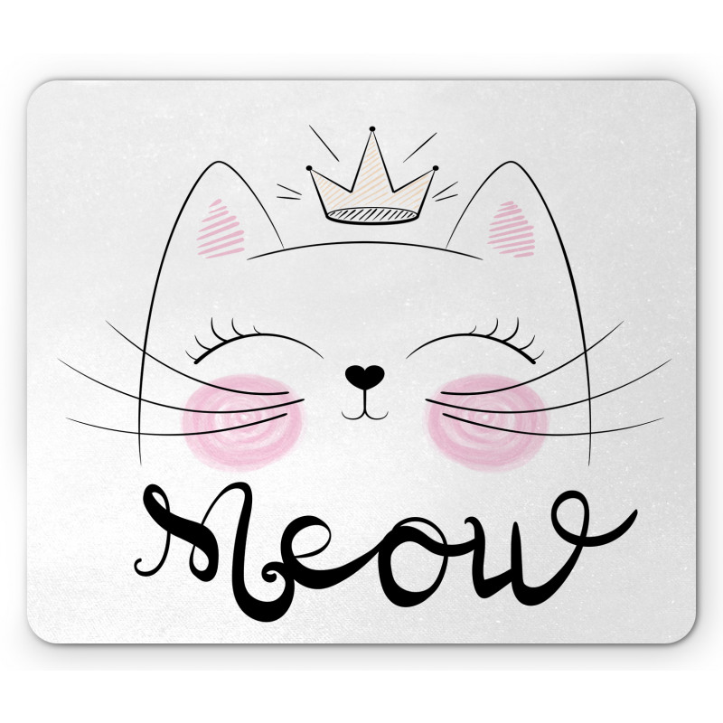 Charming Meow Princess Mouse Pad