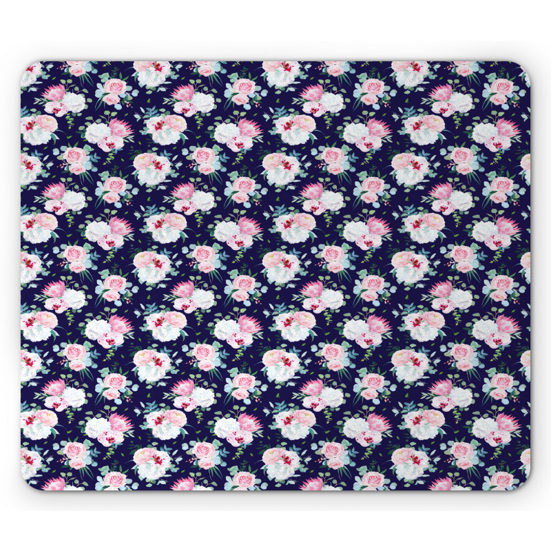 Tender Floral Bouquet Mouse Pad