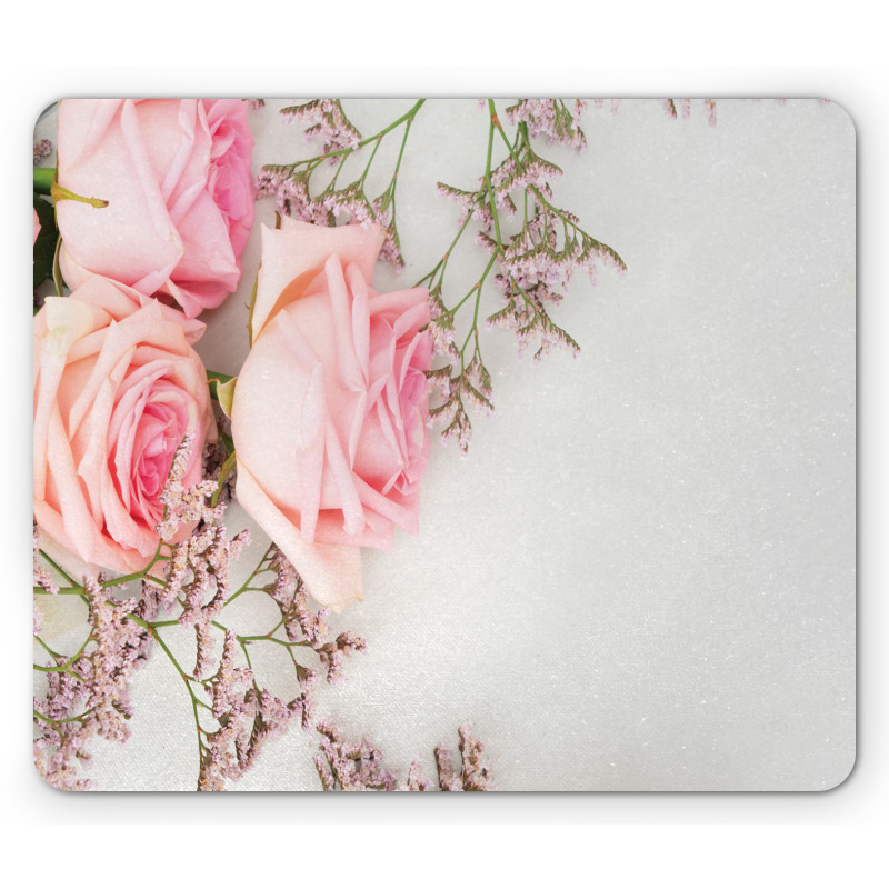 Close up Photo Flowers Mouse Pad