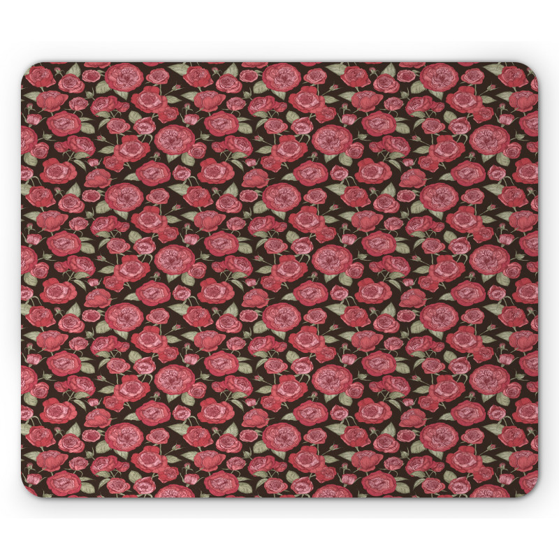 Nature Tone Floral Mouse Pad