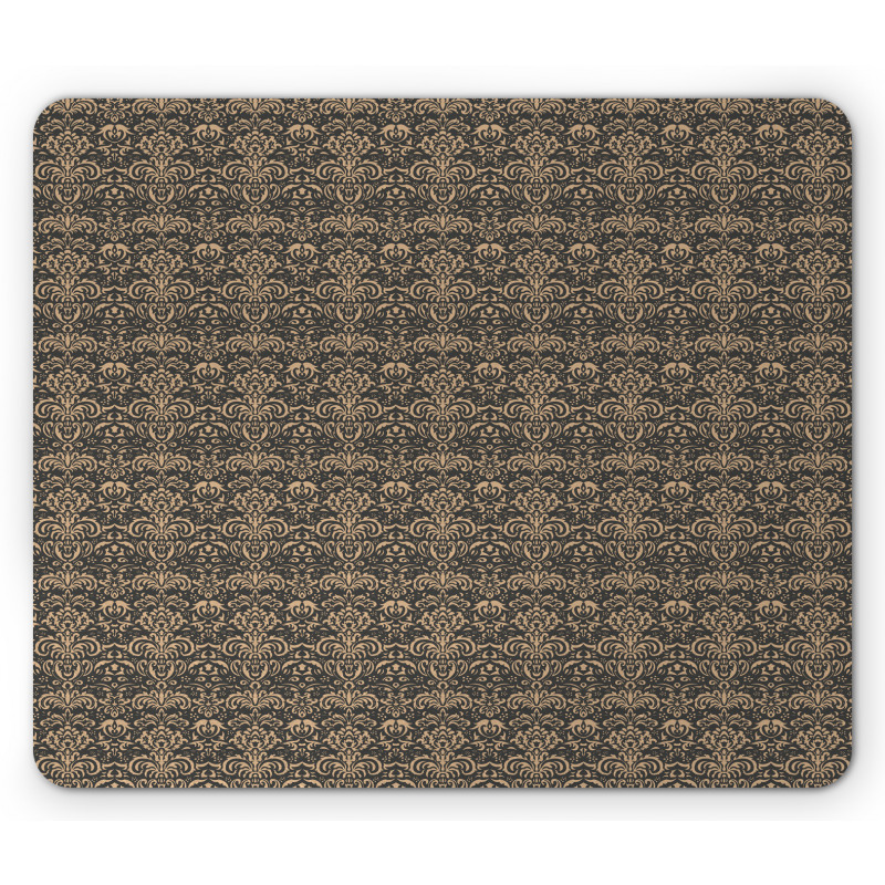 Nature Tone Damask Mouse Pad