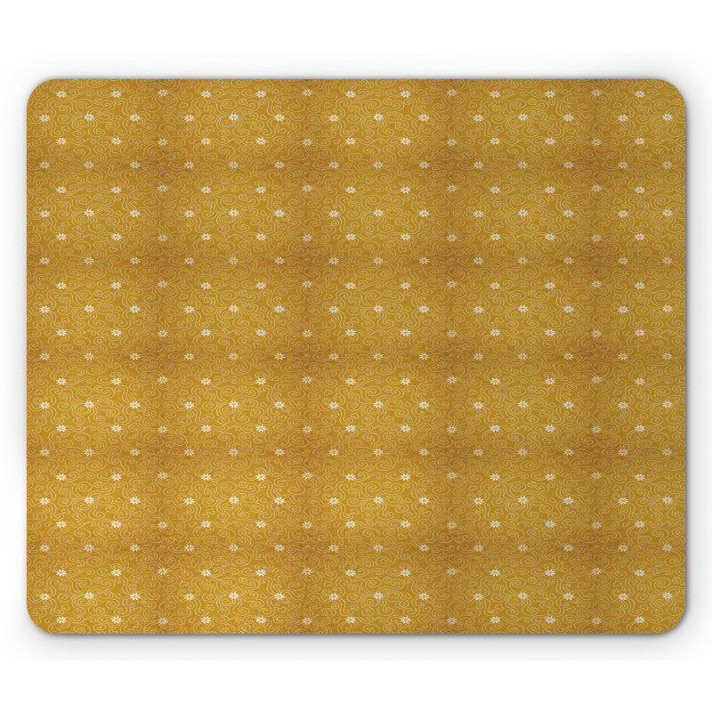 Daisy Floral Art Mouse Pad