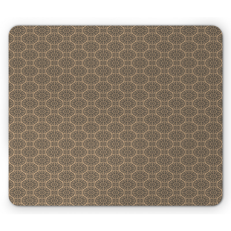 Gloomy Petal Motif Mouse Pad