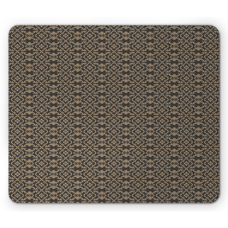 Damask of Flowers Mouse Pad