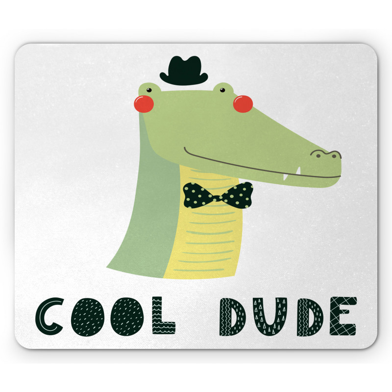 Cool Dude Funny Character Mouse Pad