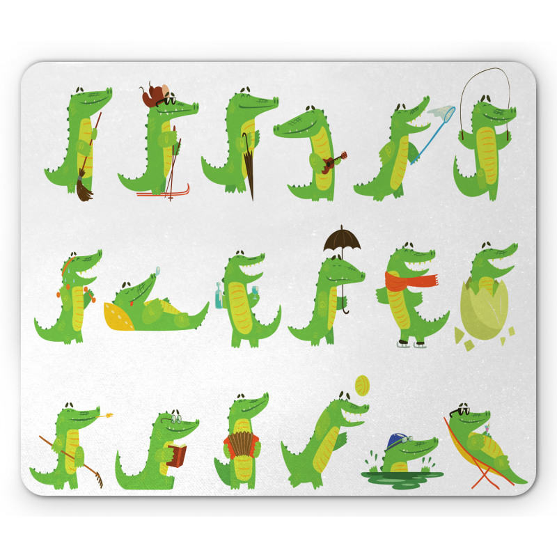 Group of Funny Animals Mouse Pad