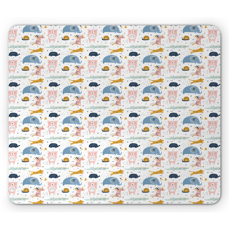 Funky Streaks Mouse Pad