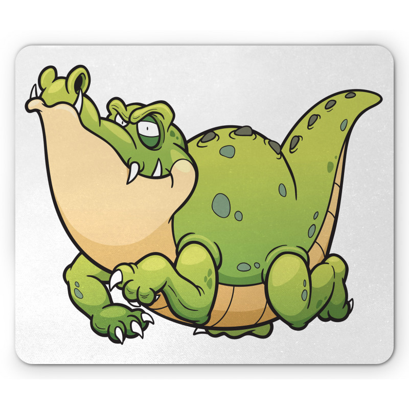 Beefy Alligator Pattern Mouse Pad