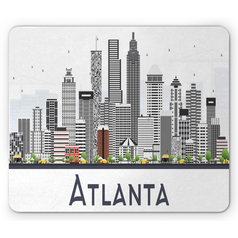 Atlanta City Architecture Mouse Pad