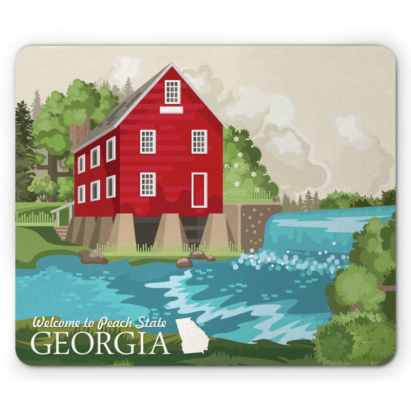 House in the Nature Mouse Pad