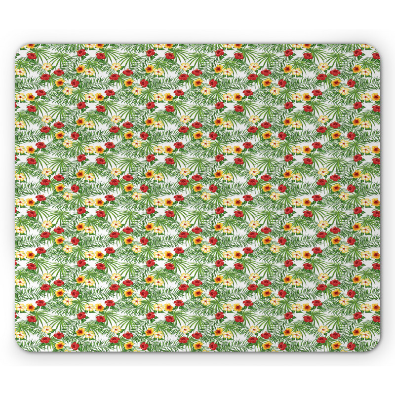 Tropical Climate Floral Mouse Pad