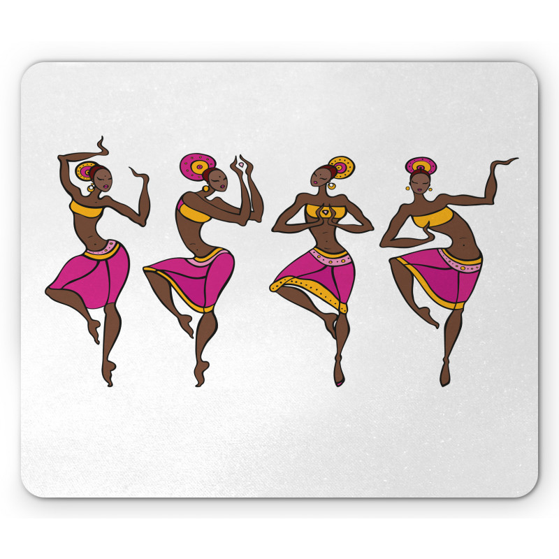 African Lady Dancers Mouse Pad