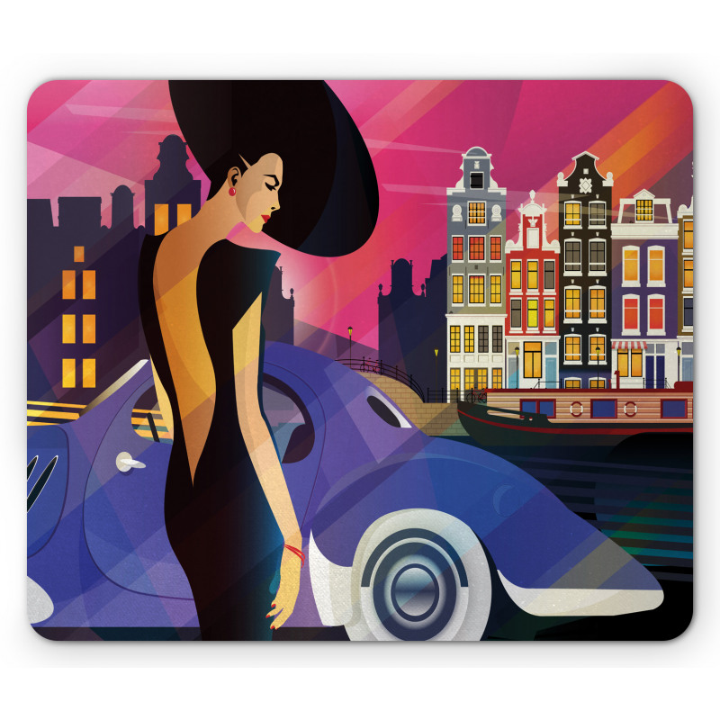 Upscale Cityscape Mouse Pad