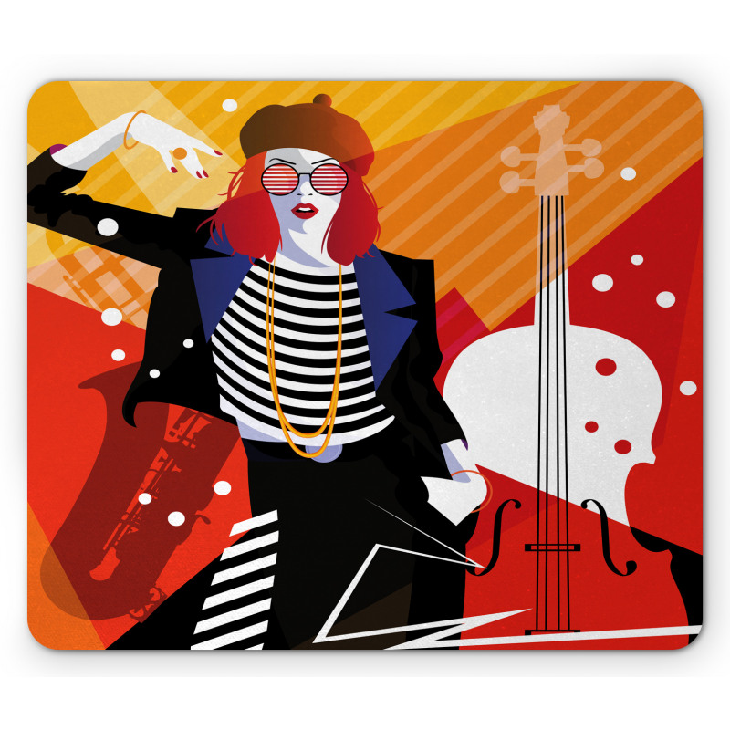 Music Theme Mouse Pad