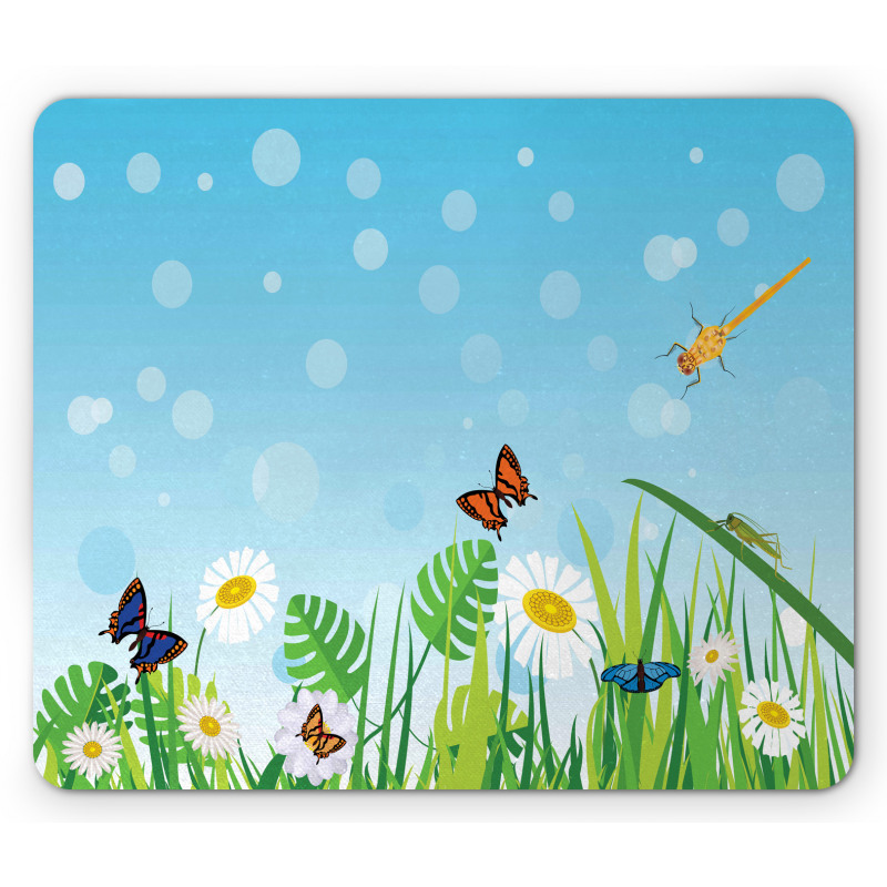 Sunny Grassland Mouse Pad