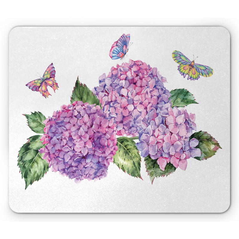 Hydrangea Leaves Mouse Pad