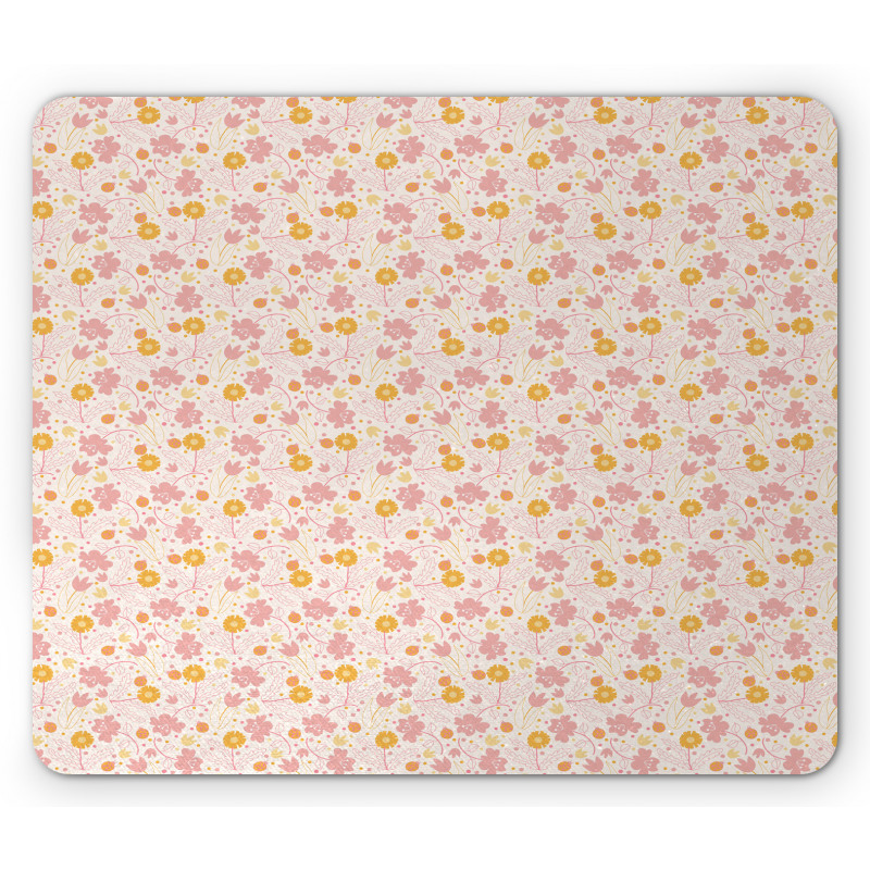 Ladybugs Polka Dots Mouse Pad