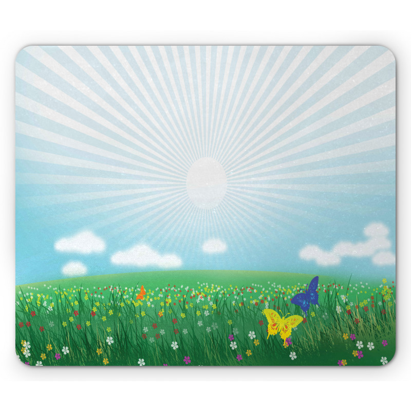 Colorful Meadow Mouse Pad