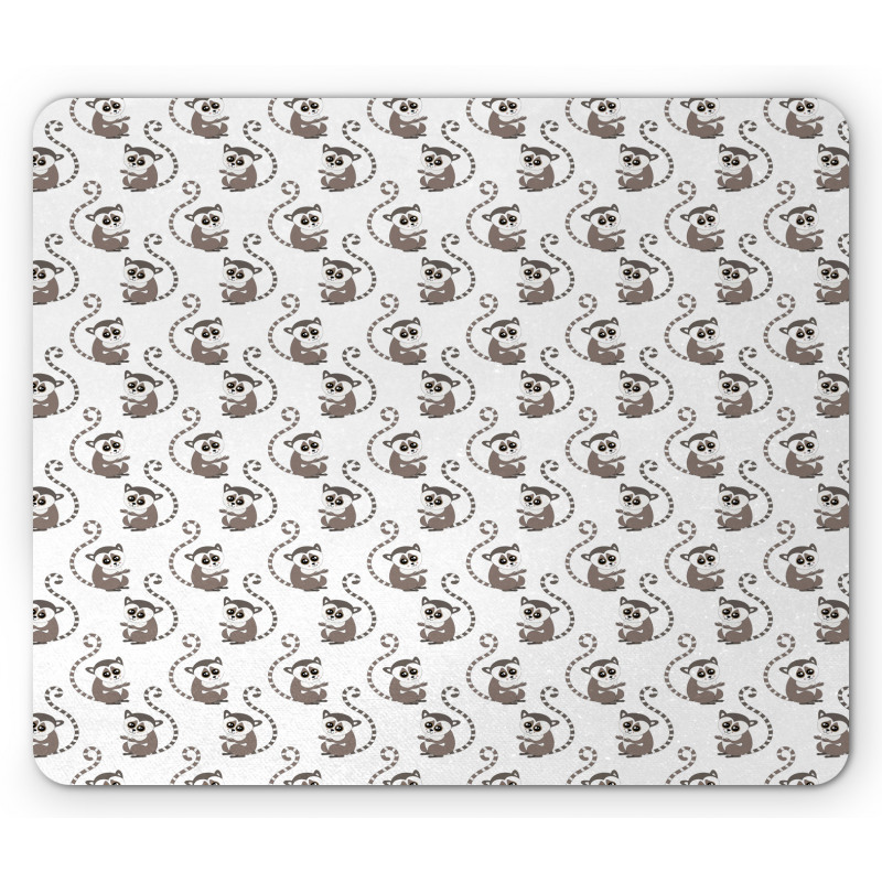 Funny Baby Monkey Cartoon Mouse Pad