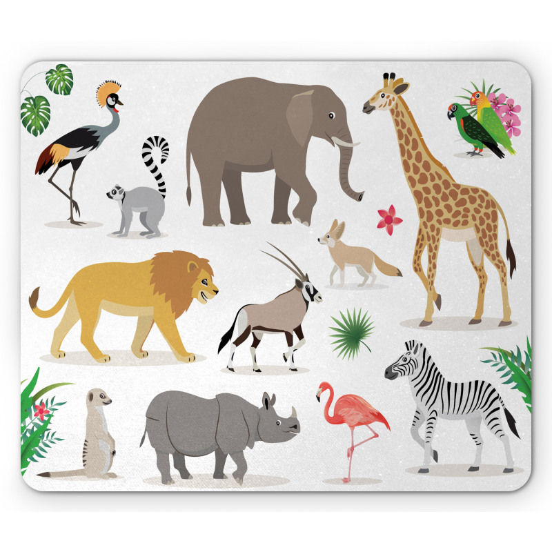 Tropic Creatures Graphic Mouse Pad