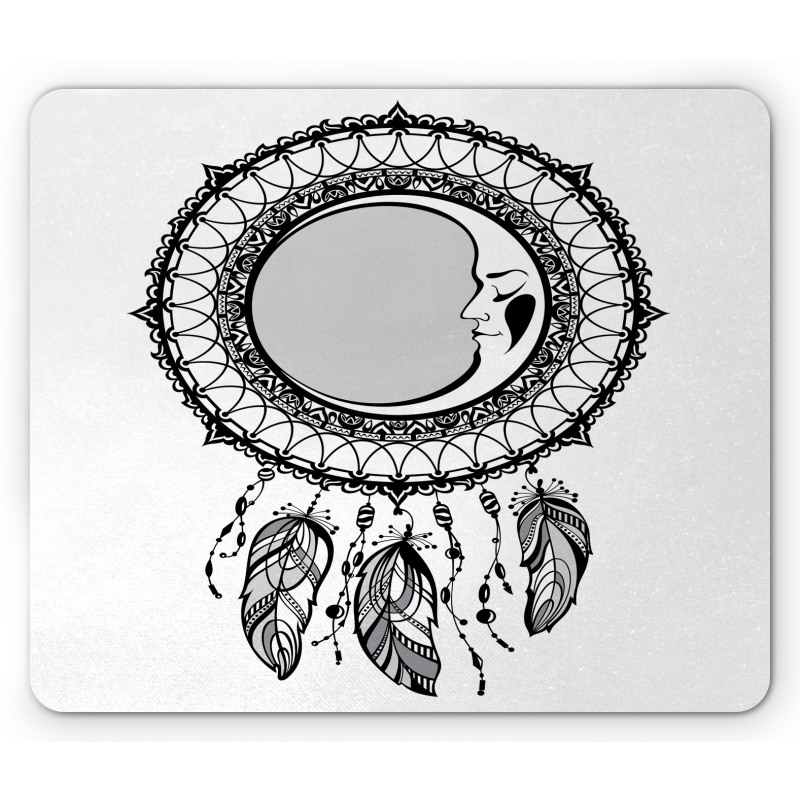 Crescent Dreamcatcher Mouse Pad