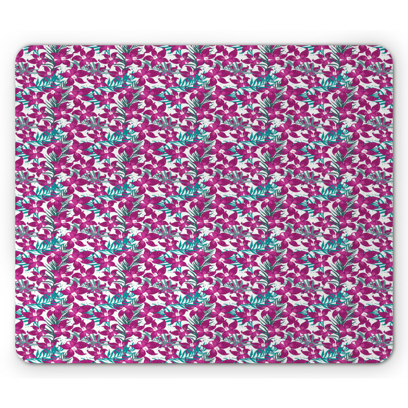 Orchid Flowers Exotic Mouse Pad