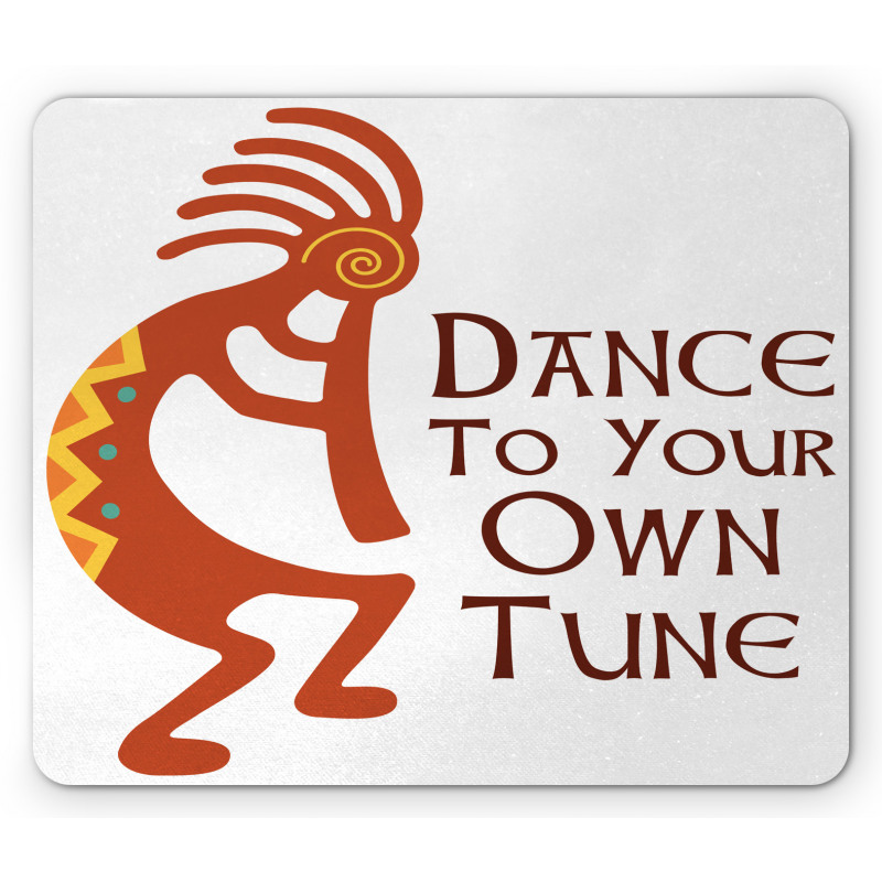 Tribal Dance Symbol Art Mouse Pad