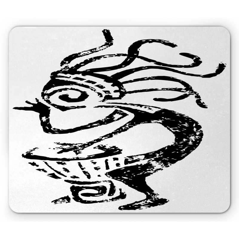 Cave Motif Darbuka Music Mouse Pad