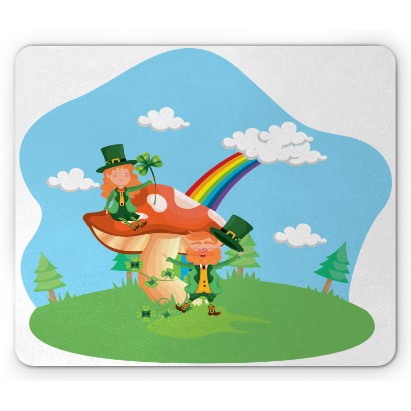 St Patrick's Day Happy Mouse Pad