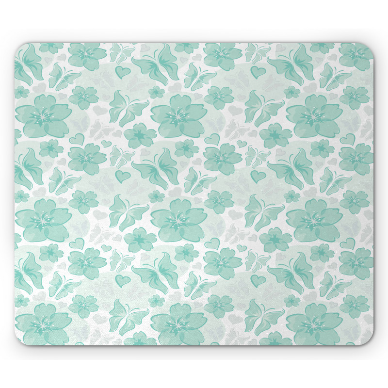 Spring Butterflies Mouse Pad