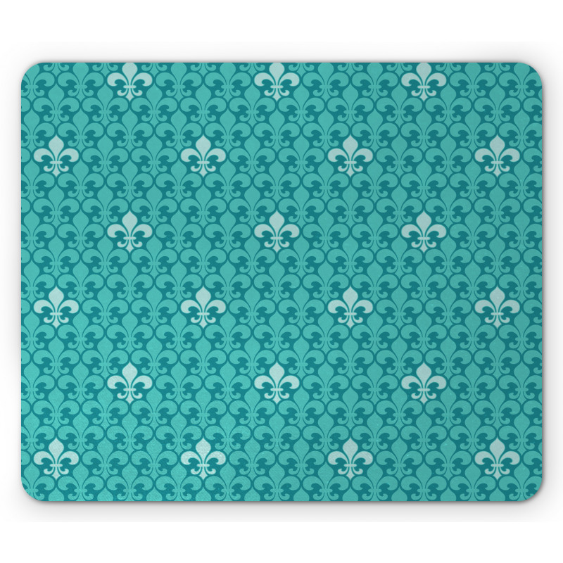 Fleur De Lis Pattern Mouse Pad