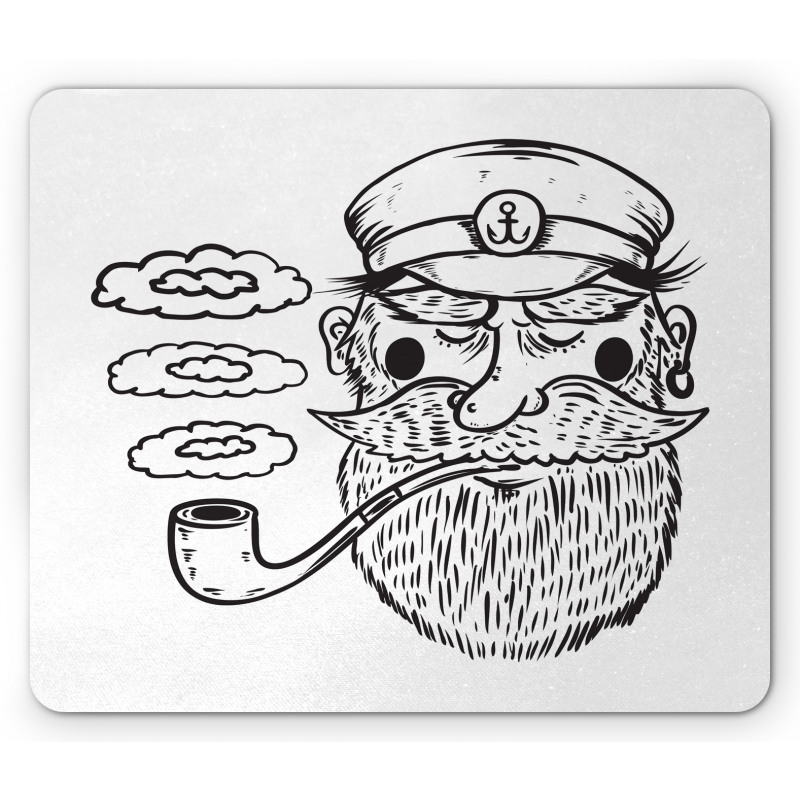 Bearded Captain Mouse Pad